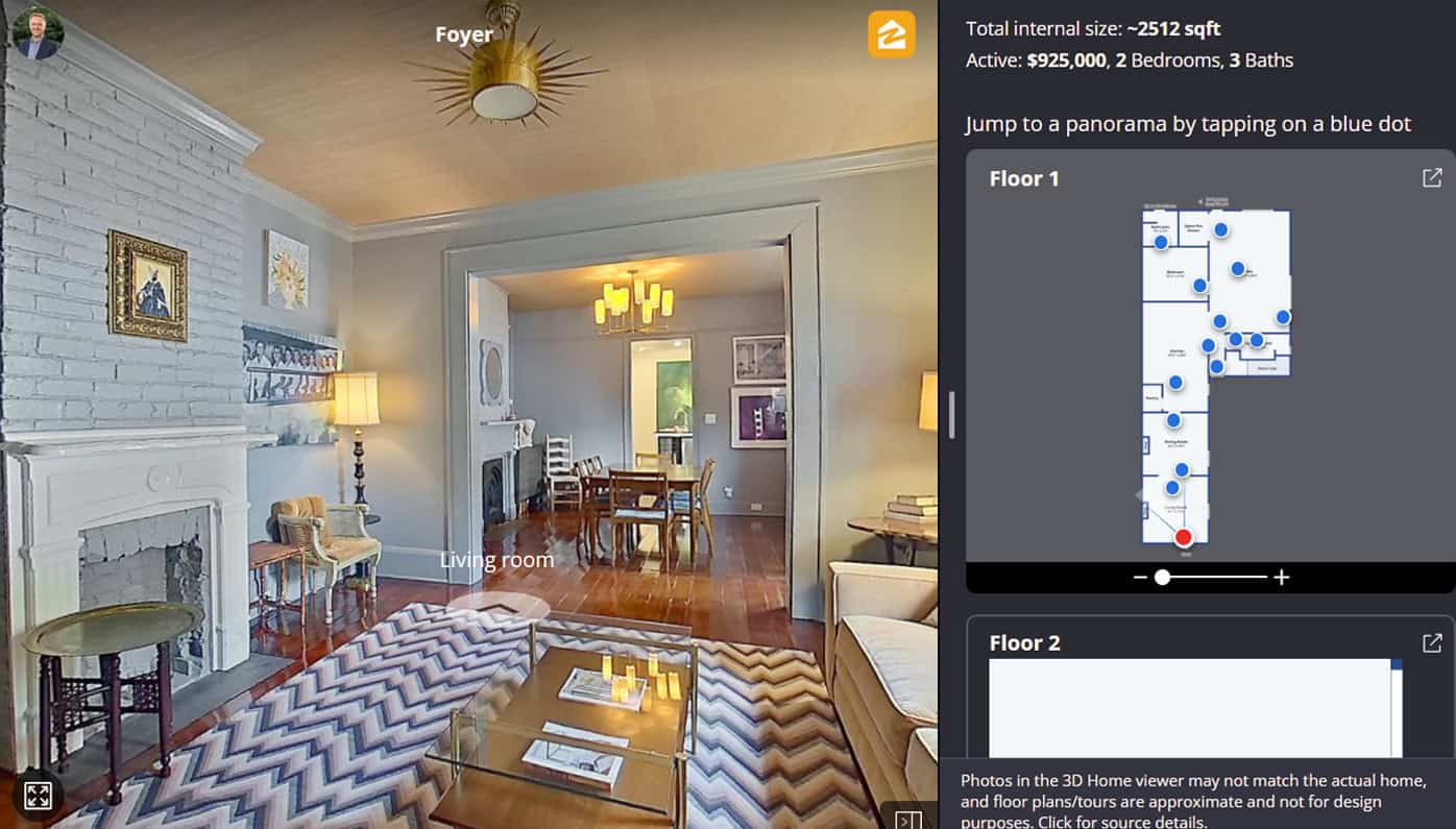 Bright living room with spacious layout, perfect for showcasing property features. Ideal for attract.