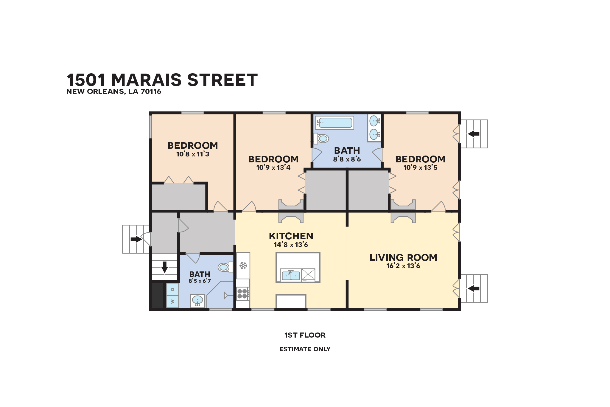1501 Marais Street 1